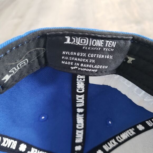 Black Clover American Flag Barona Golf Fitted Flex Fit Adult Baseball Hat Cap - Picture 9 of 9